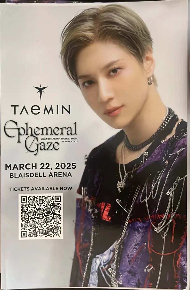 TAEMIN Ephemeral Gaze flyer